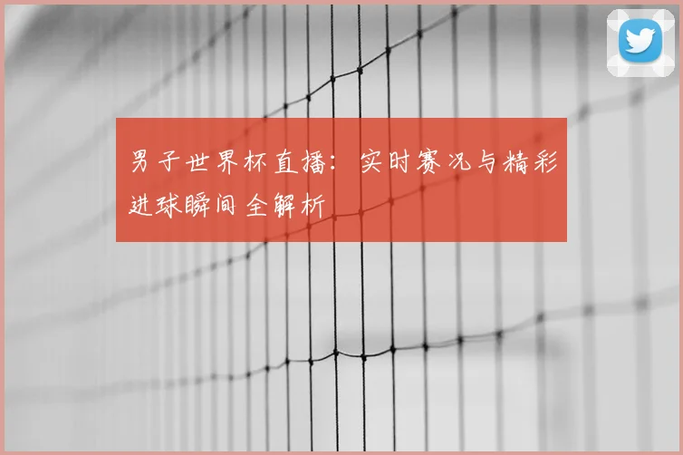 男子世界杯直播:实时赛况与精彩进球瞬间全解析